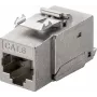 Wentronic Goobay CAT 6 KeyStone RJ45 Jack, STP Shielded, 250 MHz - Połączenie: LSA, obudowa z odlewu cynkowego (90863)