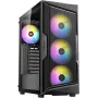 Antec AX Series AX61 - Mid-Tower Gaming Case - ATX - Seitenteil mit Fenster (gehärtetes Glas) - keine Spannungsversorgung - USB/Audio (0-761345-10069-