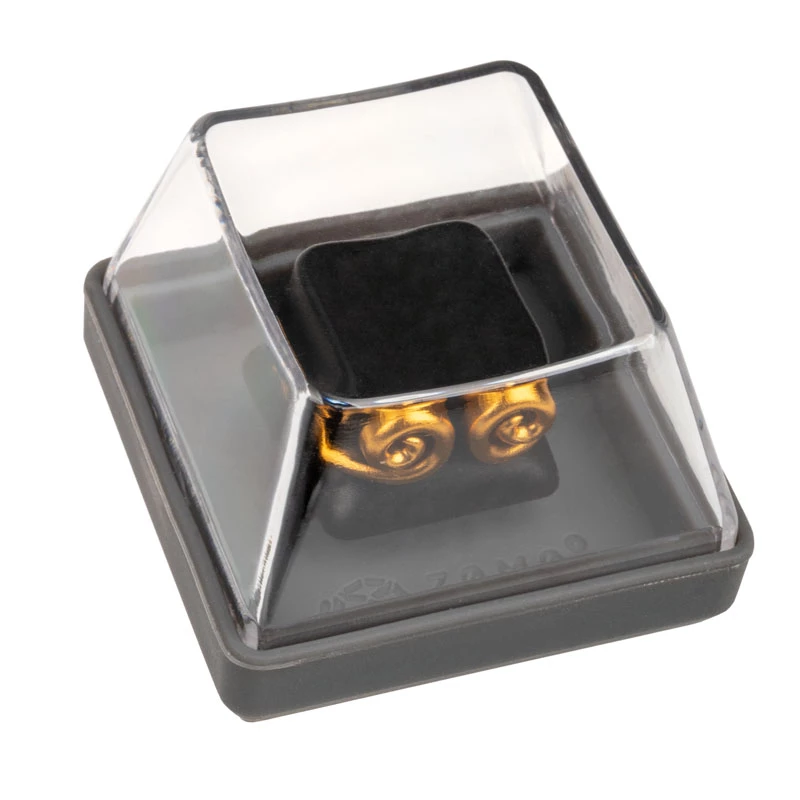 Aluminiowy Keycap ZOMOPLUS WUKONG — czarno-złoty, pojedynczy mechaniczny keycap