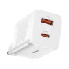 Baseus Super Si Pro Quick Charger USB + USB-C 30W (biały)