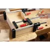 Zacisk śrubowy Bessey UniKlamp UK100, długość 1000 mm, głębokość rozwarcia 80 mm, czarny/czerwony