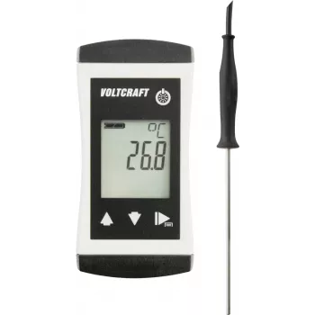 Przyrząd do pomiaru temperatury VOLTCRAFT PTM 100 + TPT-201 -200 – 450 °C Typ sondy Pt1000 IP65