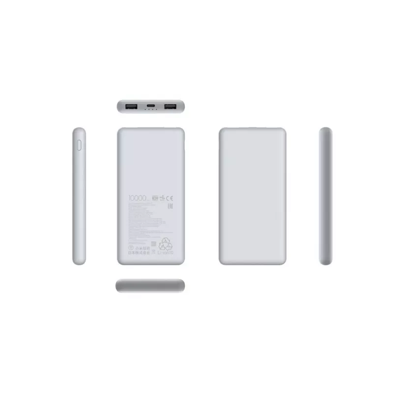 Power bank Xiaomi BHR9350GL 10000 mAh Li‑Ion, Quick Charge 3+, USB‑A + USB‑C, wyjście 3 A, biały