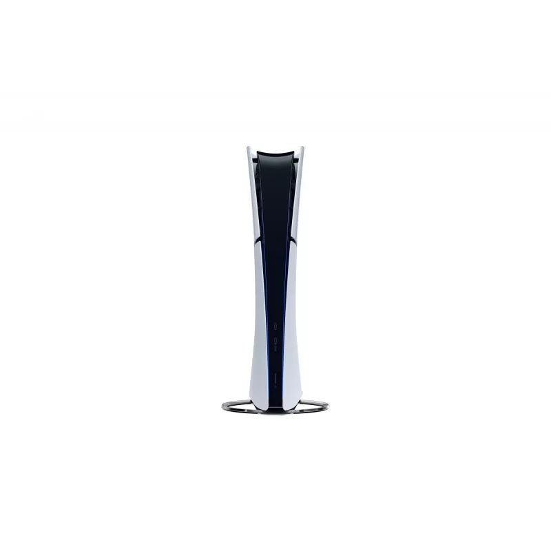 Sony podstawka pionowa, Stand, PlayStation 5 cienki, czarna, chromowana, błyszcząca/matowa, PlayStation 5 cienki, PlayStation 5 cienki Digital Edition, 191 mm