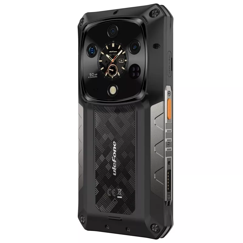 Wzmocniony smartfon UleFone Armor 28 Ultra 5G — 16 GB RAM, 1 TB pamięci, czarny