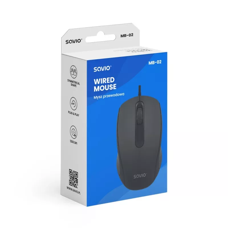 Mysz przewodowa MB-02 SAVIO