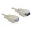 Kabel szeregowy DeLOCK RS-232 1m Beżowy DB-9 82984