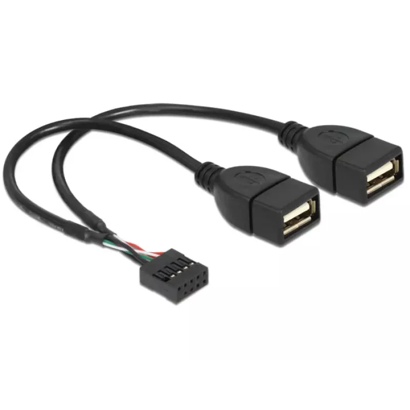 Wewnętrzny kabel USB DeLOCK 83292 0,2 m żeński na żeński