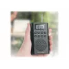 Przenośne radio Muse M-03 R z tunerem FM PLL, wyświetlaczem LCD, anteną zewnętrzną, czarne