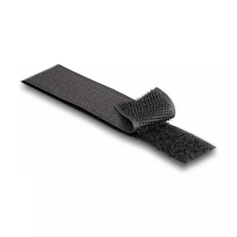 DeLOCK Mocna taśma rzepowa 15 m x 25 mm czarna
