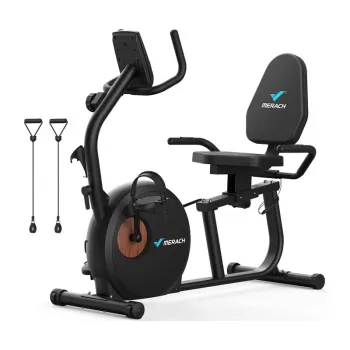 MERACH MR-S23B1-EU rower treningowy poziomy (czarny)