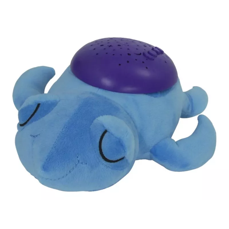 Lampka nocna Jamara Dreamy Turtle wolnostojąca niebiesko-fioletowa