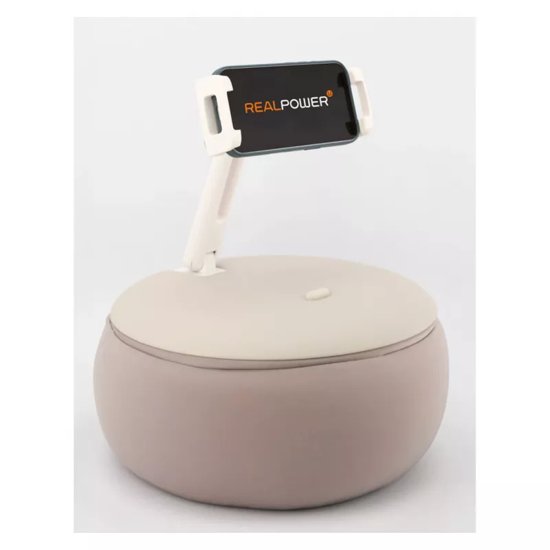 RealPower PillowStand-1 Uchwyt pasywny do telefonu komórkowego/smartfona, tabletu/UMPC Beżowy