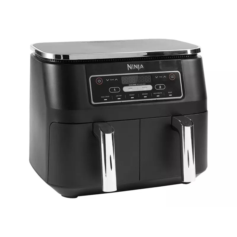 Ninja AF300 Podwójny 7,6 L Wolnostojący 1690 W Frytkownica beztłuszczowa Czarny