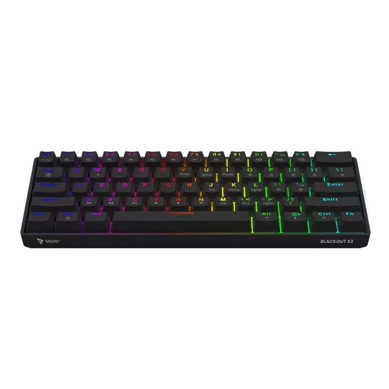Klawiatura mechaniczna SAVIO BLACKOUT X2 OUTEMU Red, Hot Swap