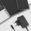 Qoltec 52386 GaN POWER PRO ładowarka | 1xUSB-C | 65W | 5-20V | 3-3.25A | Czarny