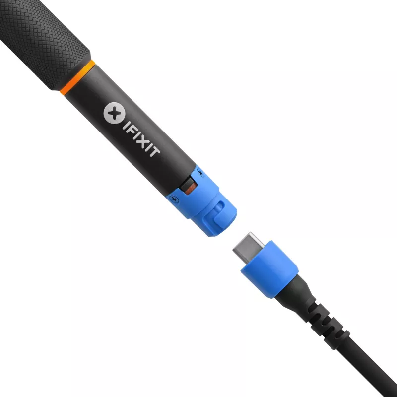 Inteligentna lutownica Fixhub Power Series (czarno-niebieska, 100 W, USB-C)