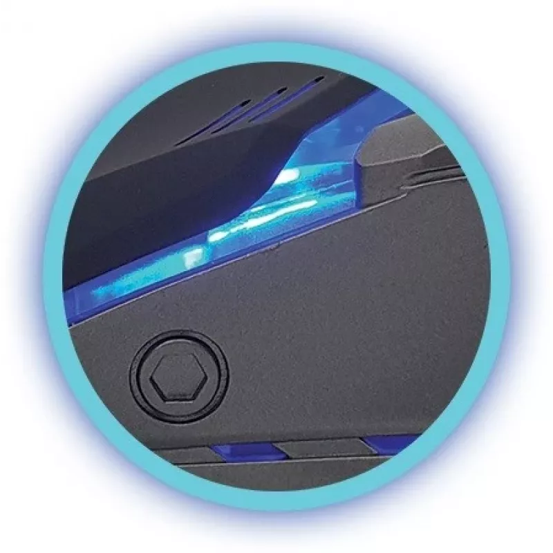 Klawiatura z myszą Rebeltec SHERMAN Gaming USB QZERTY angielska czarna