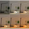 Lampa biurkowa LED Aukey LT-T10 12 W 3000–6500 K — regulowana temperatura barwowa, czarna