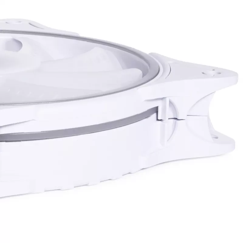Alphacool Rise Aurora 120 mm wentylator obudowy ARGB - biały