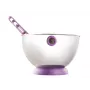 Zestaw miski i trzepaczki ViceVersa Kogel Mogel Violet – blatowa miska z pasującą trzepaczką, model 16242
