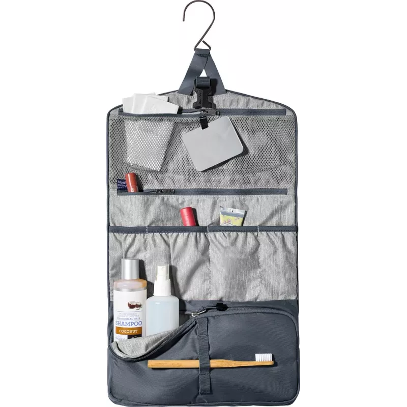Kosmetyczka Deuter Wash Bag II — składany organizer podróżny, czarny