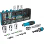 Hazet Bit Set 2300SH-1 — 39-częściowy zestaw bitów płaskich, Phillips, Pozidriv, sześciokątnych i Torx