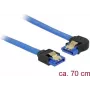 Kabel SATA DeLOCK 84986 0.7 m SATA 7-pin czarny niebieski