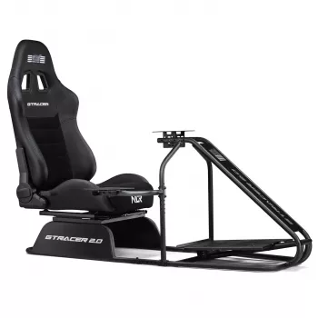 Kokpit symulatora wyścigowego Next Level Racing GTRacer 2.0 Czarny z regulowaną ramą fotela
