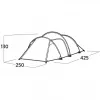 Easy Camp Hemsedal 4 zielony namiot tunelowy
