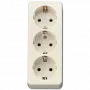 Wtyczka elektryczna typu C JUNG 10S23L Ivory 3P