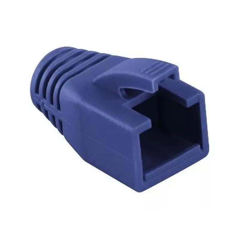 Logilink | Osłona odciążająca wtyku RJ45, 8,0 mm (50 szt.) | MP0035B | Niebieska