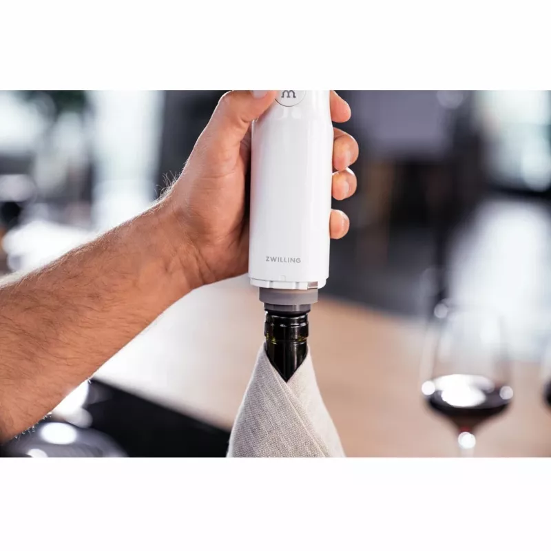 Pompa próżniowa ZWILLING FRESH & SAVE biała, bateria 3,7V, ładowanie MicroUSB, 190×50×50 mm, 330 g