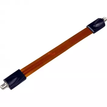 Przepust okienny Wentronic Goobay SAT, wyjątkowo płaski (0,3 mm), brązowo-czarny, 0,2 m - gniazdo F - gniazdo F (11953)