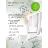 Lustro łazienkowe Camry CR 2169 LED 16,3 cm Białe — podświetlane lustro ścienne