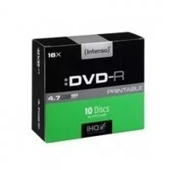 DVD-R Intenso 4801652 4.7 GB 16x do zadruku 10 szt. cienki Jewel Case