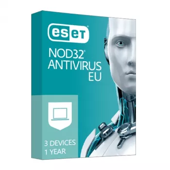 ESET NOD32 Antivirus – 3 urządzenia, 1 rok, ESD EU