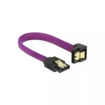 Kabel SATA DeLOCK 83693 0.1 m Fioletowy