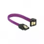 Kabel SATA DeLOCK 83693 0.1 m Fioletowy