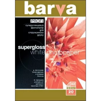 Papier fotograficzny Barva Profi Super Glossy 255 g/m² A3 20 arkuszy