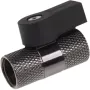 Alphacool 2-drożny zawór kulowy G1/4 - Czarny nikiel (17354)