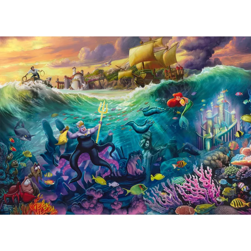 Thomas Kinkade Studios: Disney - Ursula, Puzzle 1000 elementów