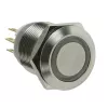 Lamptron Przełącznik antywandalowy 19mm - Silverline - czerwony