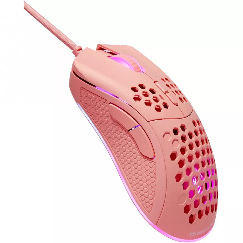 Lekka mysz gamingowa Deltaco, RGB (GAM-108-P)