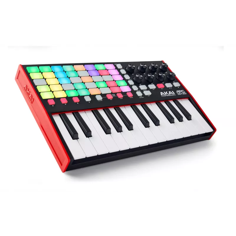 Kontroler MIDI AKAI APC Key 25 MK2 — 25 klawiszy dynamicznych, 40 padów, podświetlenie RGB, 8 enkoderów, zasilanie USB