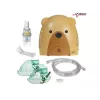 Inhalator dla dzieci Promedix, miś, zestaw nebulizatora, maski, filtry, PR-811