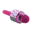 Mikrofon MANTA MIC11-PK Różowy — przewodowy jack 3,5 mm, lekki ręczny