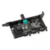 Kontroler wentylatorów i oświetlenia RGB Lamptron CFM36 na slot PCI, czarny