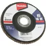 Makita - tarcza do szlifowania - do metalu, metali nieżelaznych, polichlorku winylu (PVC) - 125 mm - ziarnistość: A40 (D-63476)