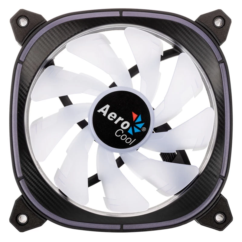 Wentylator obudowy AEROCOOL 120mm Astro 12F ARGB LED — 120 mm, podświetlenie ARGB, zasilanie 3-pin
